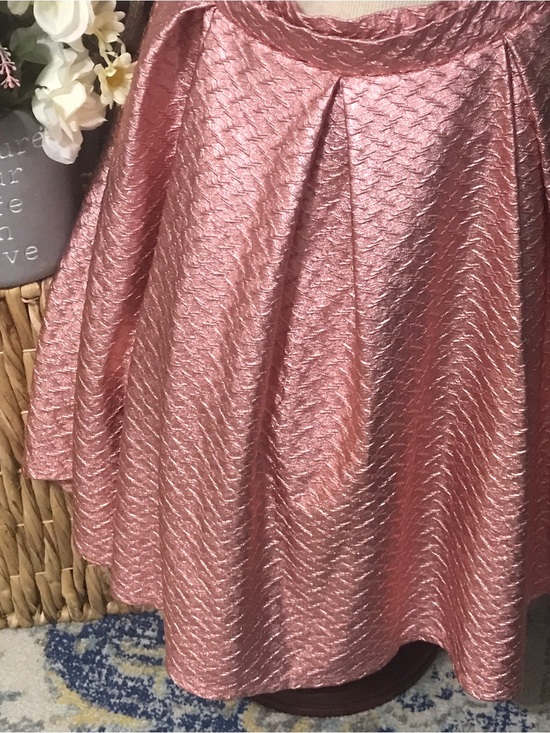 LuLaRoe Dresses & Skirts - LuLaRoe Rose Metallic Circle Skirt